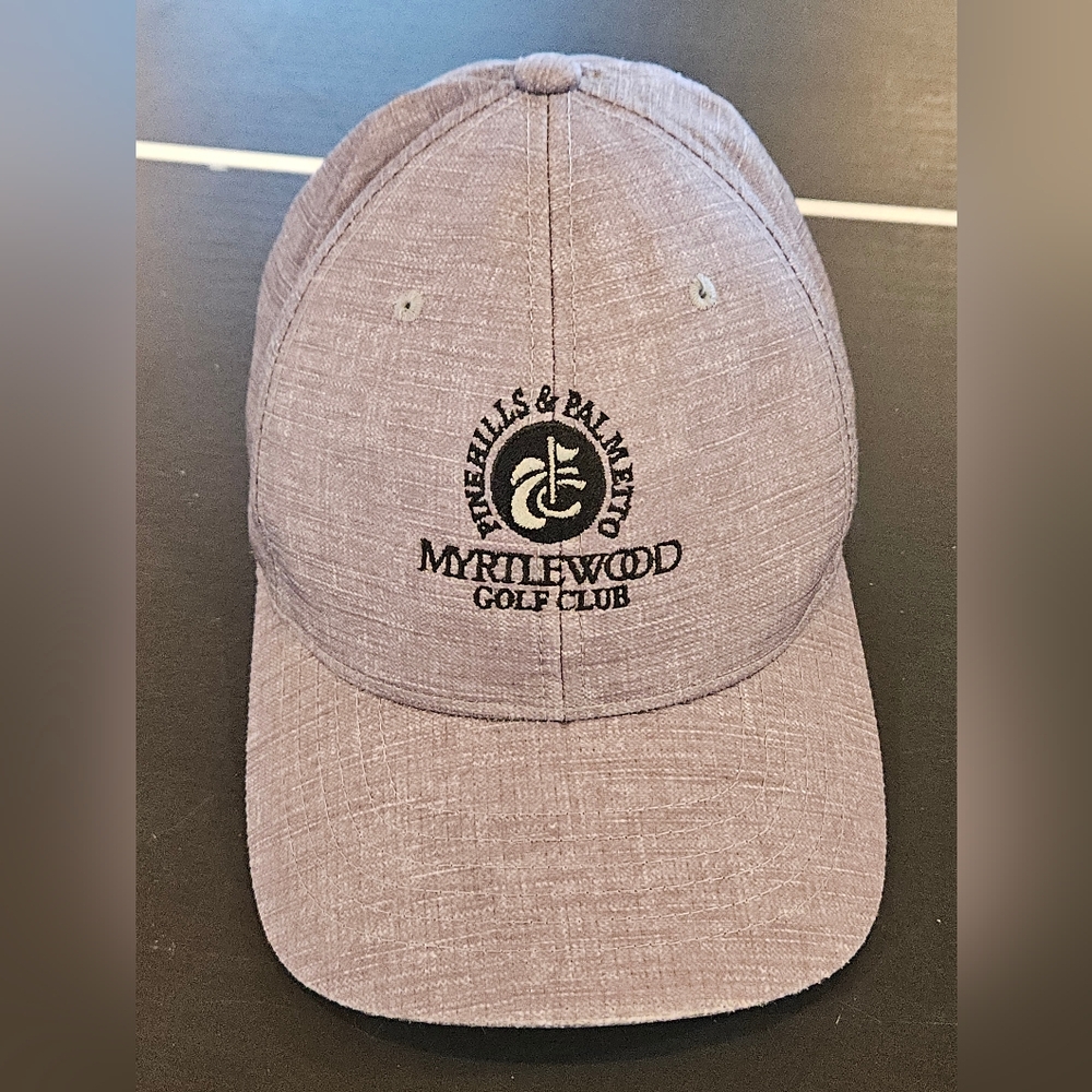 Myrtlewood Golf Club Gray Cap Fitted Hat S/M Adidas